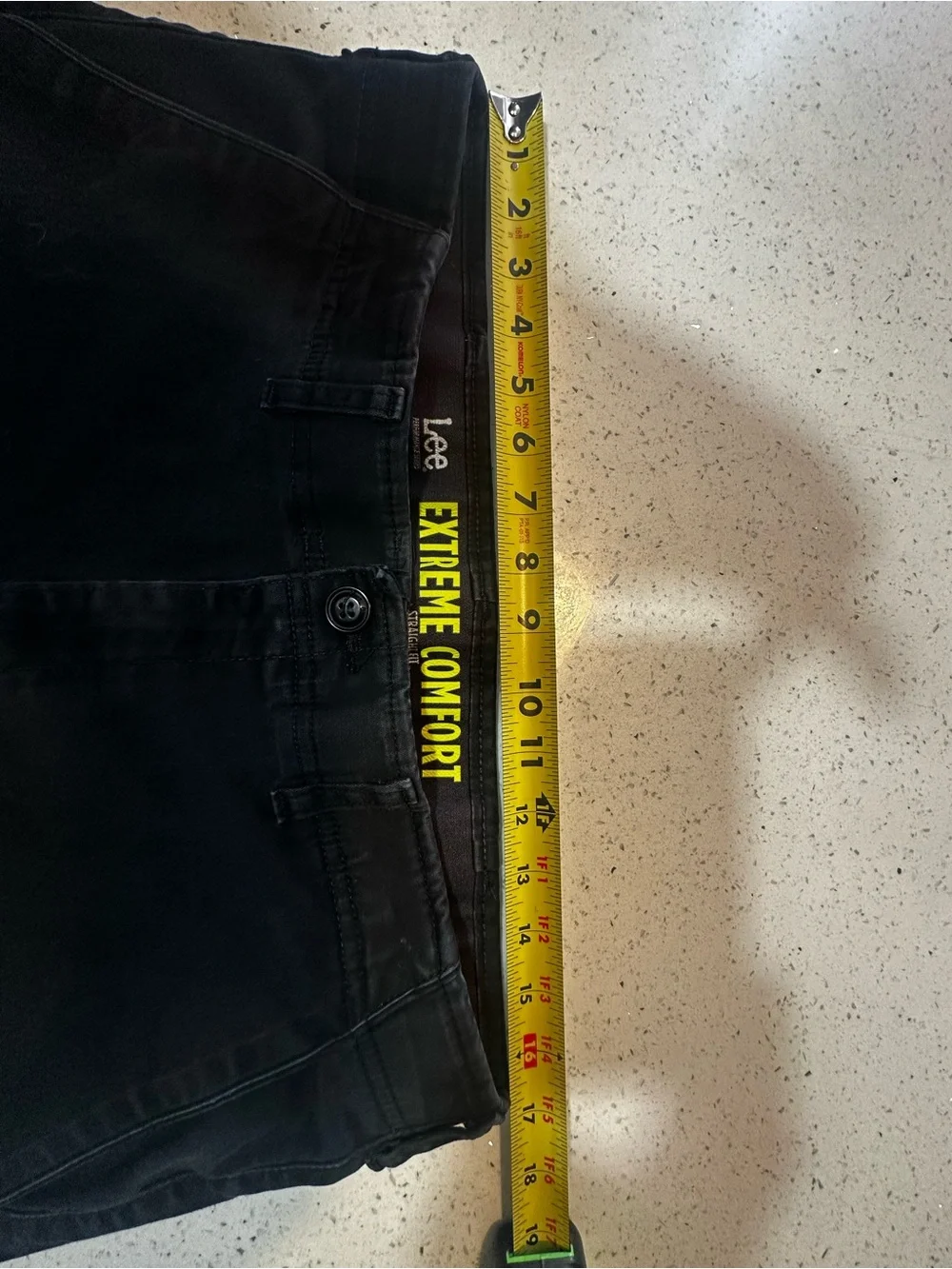 Lee Men's Black Chinos - Straight Casual Fit